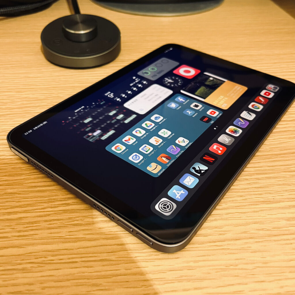 NIMASOガラスフィルム装着後のiPad mini 6