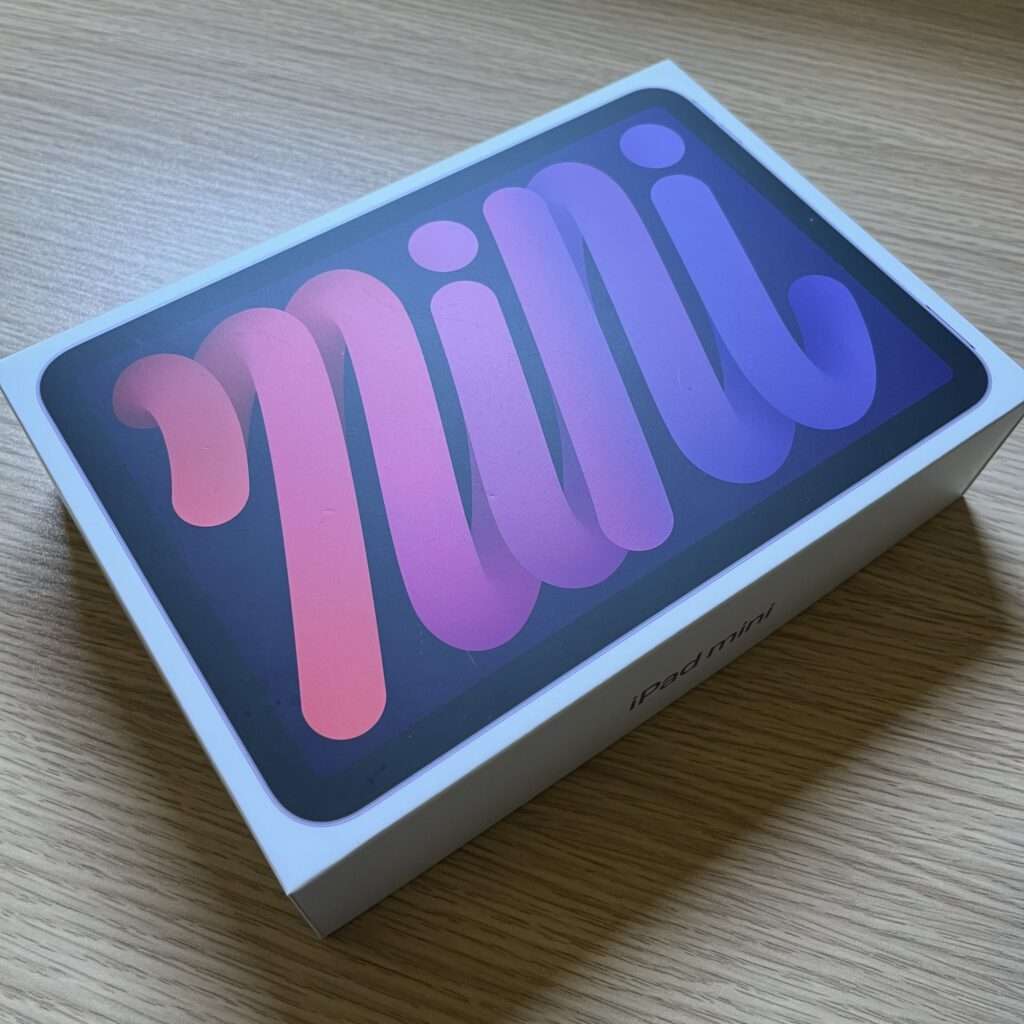iPad mini 6パープル パッケージ