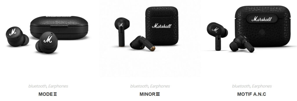 Marshallイヤホン｜3種類で悩んだ結果、MOTIF A.N.Cを購入！ | SMART