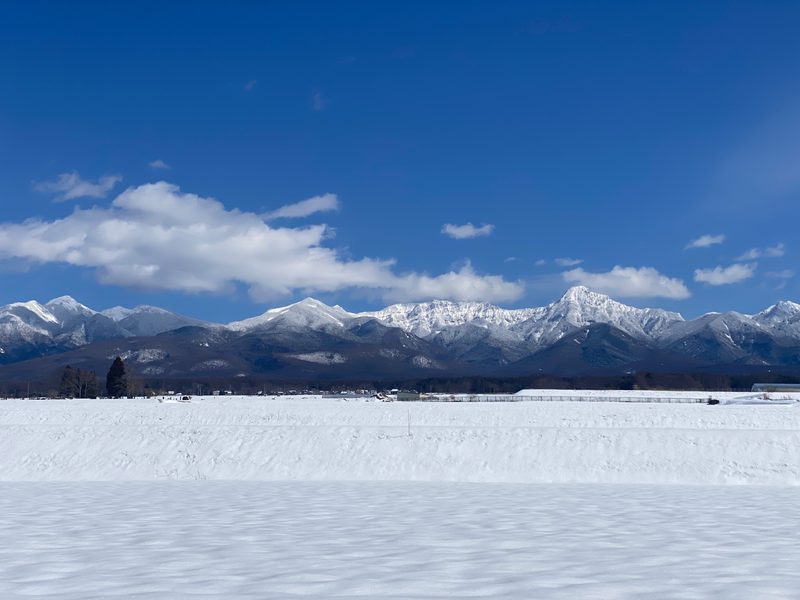 雪化粧の八ヶ岳